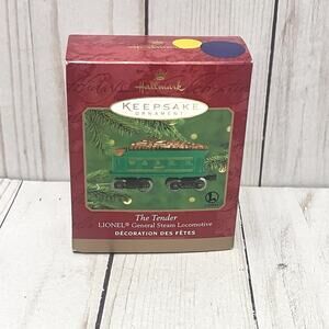 Retired Hallmark Ornament 2000 "THE TENDER" Lionel General Steam Locomotive